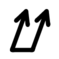 Symbole pour « Battement total »