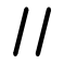 Symbole pour « Parallélisme »